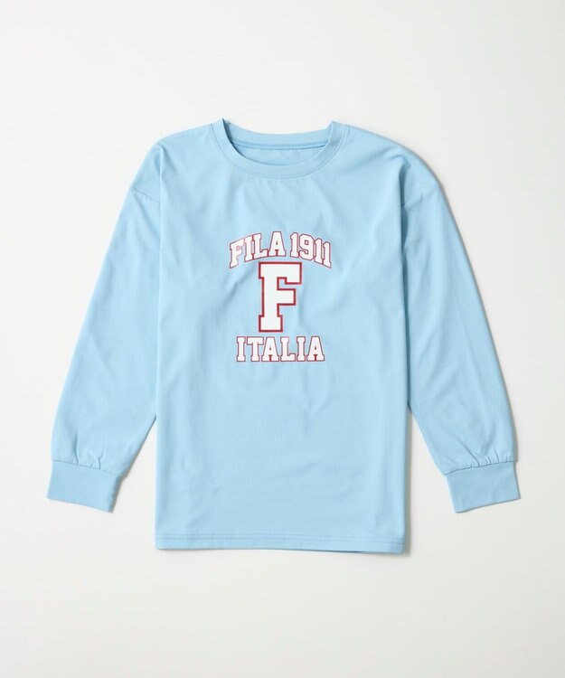 OP／FILA 【FILA】長袖被りラッシュガード サックス