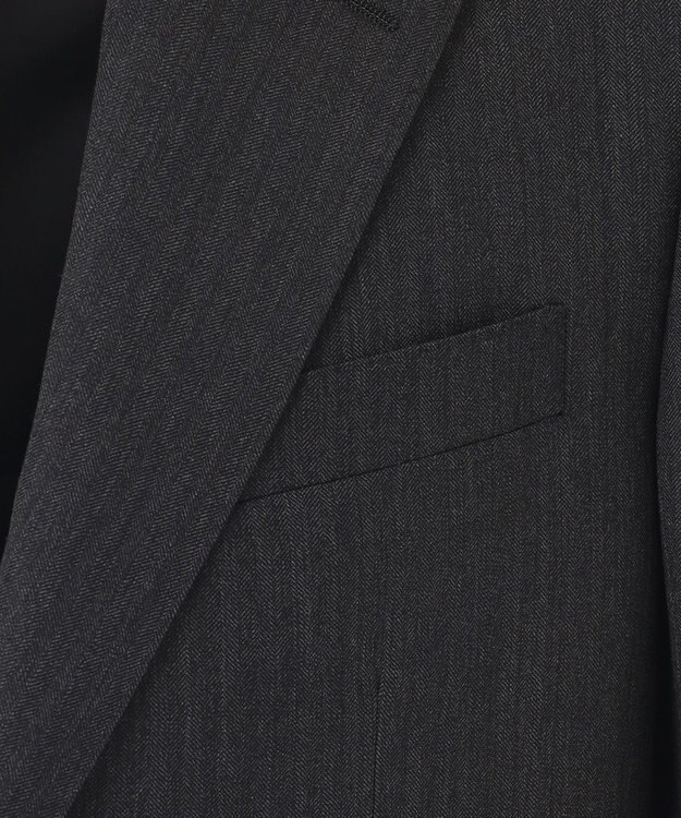 J.PRESS MEN 【WEB・一部店舗限定】シャドーヘリンボーンストライプ スーツ グレー系1