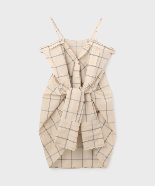 GRACE CONTINENTAL オーガン2WAYシャツ ベージュ