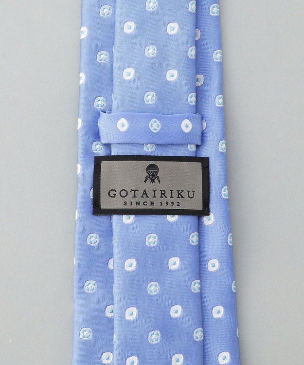 GOTAIRIKU GOTAIRIKU別注【日本製】シルク ネクタイ_小紋柄 サックスブルー系8