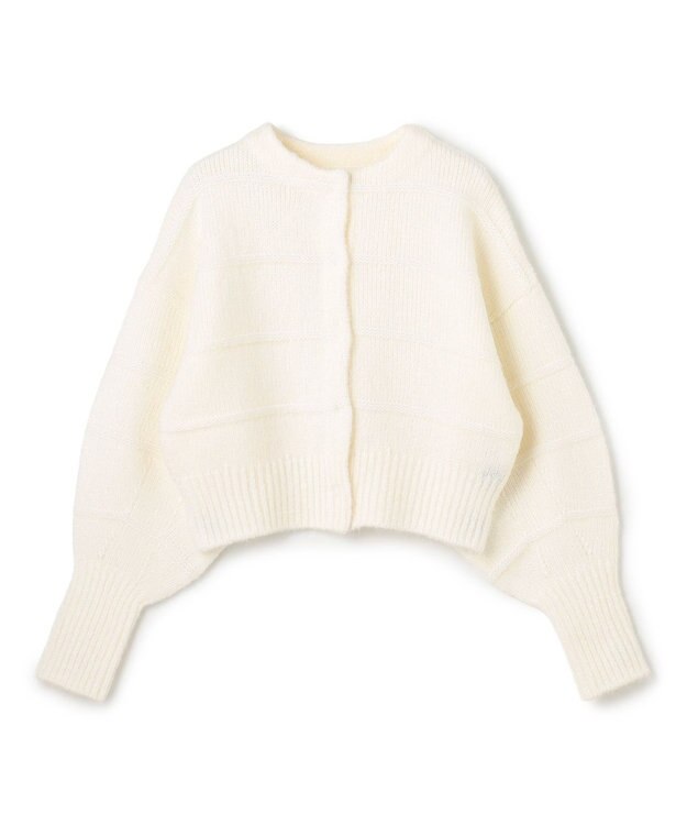 uncrave フィラメントモヘアニット 2WAYカーディガン オフ