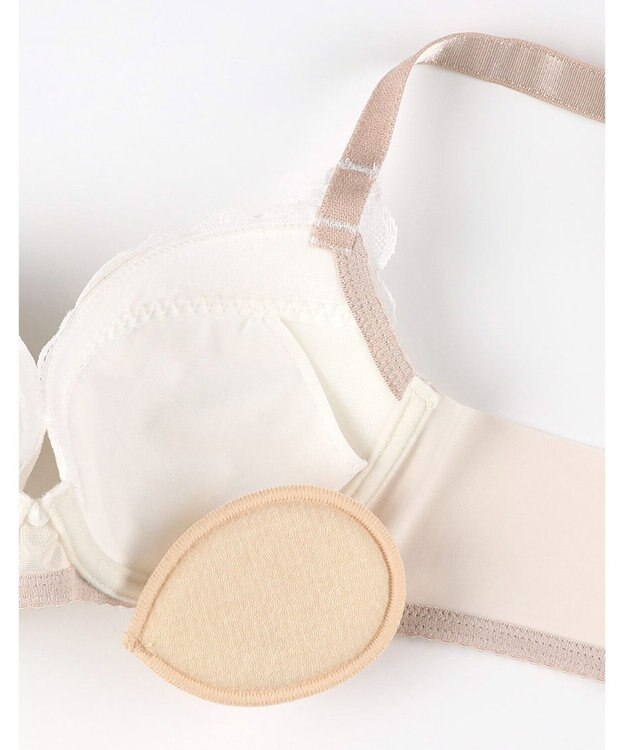 Wing ブラジャー もちっとふんわり触感 自然なまるみのあるバストをメイク やさしいつけごこち 【もちっとふわっとブラ】 KB2368 ウイング／ワコール アイボリー