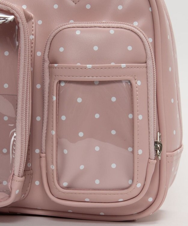 WEGO 【痛バ＆推し活グッズ】きらふわスイートドットぬい痛ボストンバッグ ライトピンク