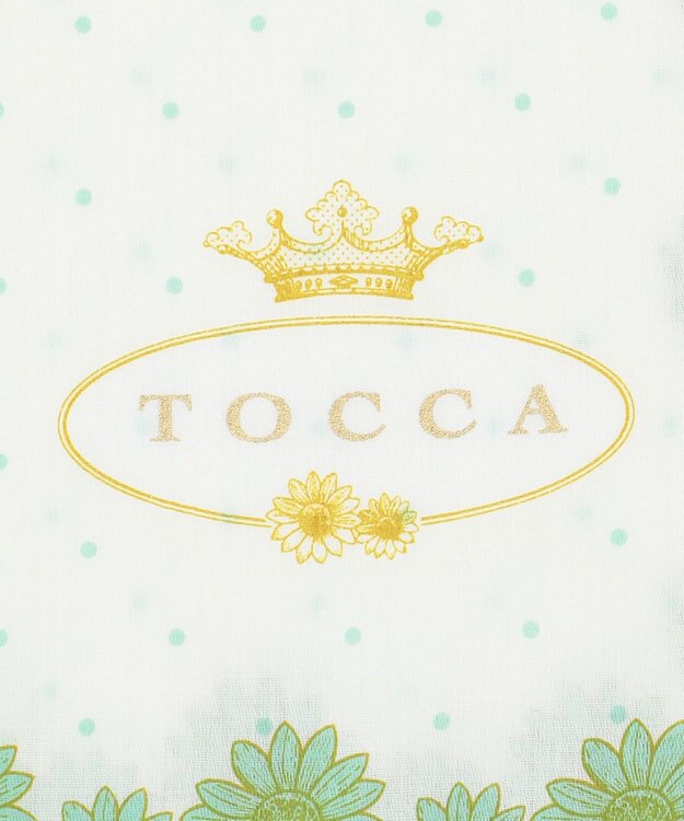 TOCCA 【HANDKERCHIEF COLLECTION】MARGARET ICON LOGO CHIEF ハンカチ アイボリー系