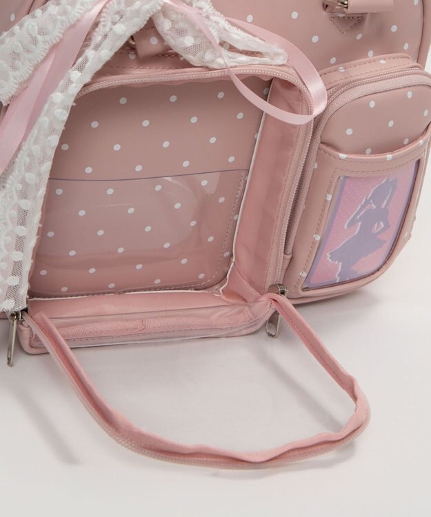 WEGO 【痛バ＆推し活グッズ】きらふわスイートドットぬい痛ボストンバッグ ライトピンク