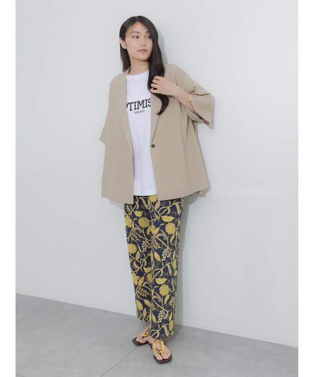 Te chichi シンプルロゴプリントBIGTシャツ《2026 SUMMER LOOK item》 オフホワイト