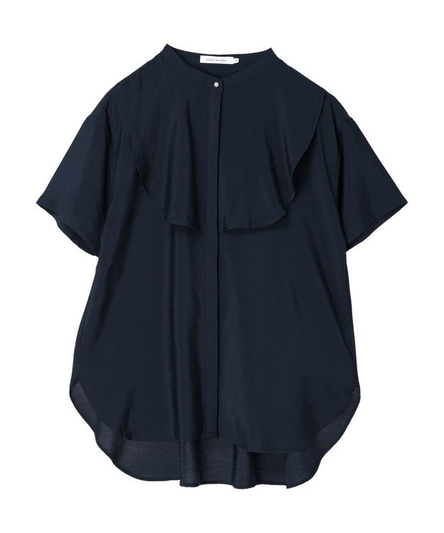 AMERICAN HOLIC フロントフリルブラウス Navy