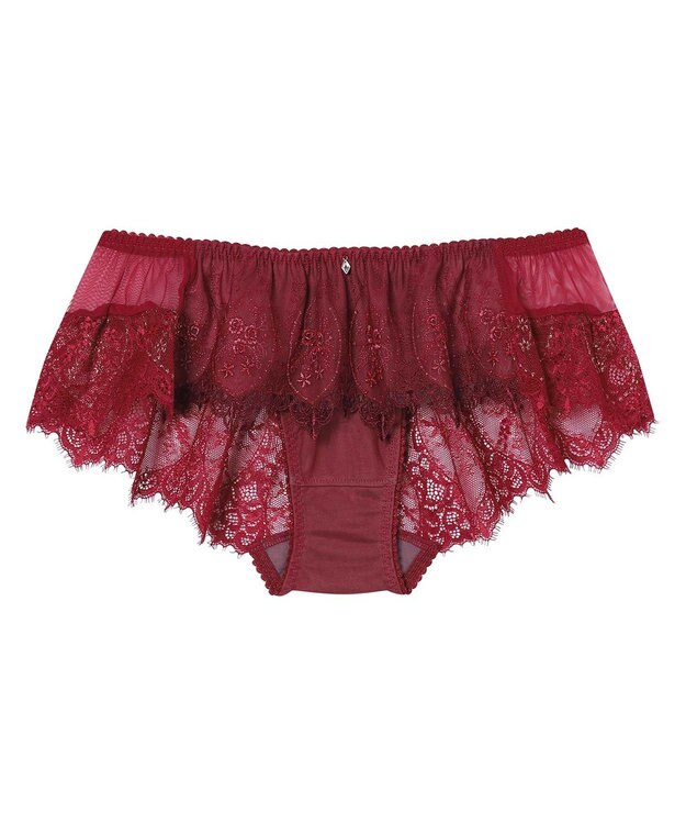 AMPHI ショーツ 【Glama-Rich グラマリッチ ボリュームUPタイプ】 BYJ306とペア PYJ206 アンフィ／ワコール レッド