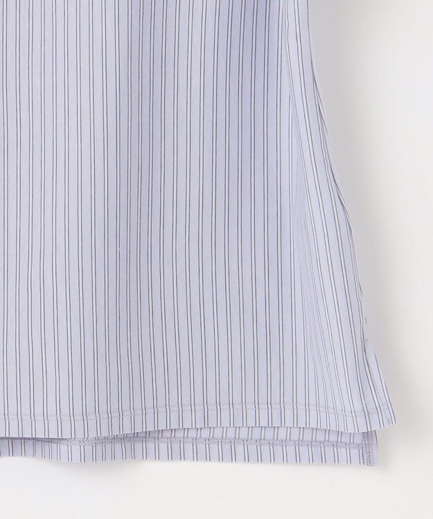 J.PRESS LADIES L ストライプジャージー ドルマンスリーブ カットソー サックスブルー系1