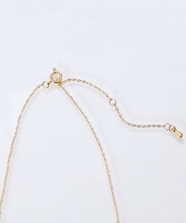 Phoebe 【金属アレルギー対応】サニージェムラインアーチネックレス/天然石/サージカルステンレス イエロー