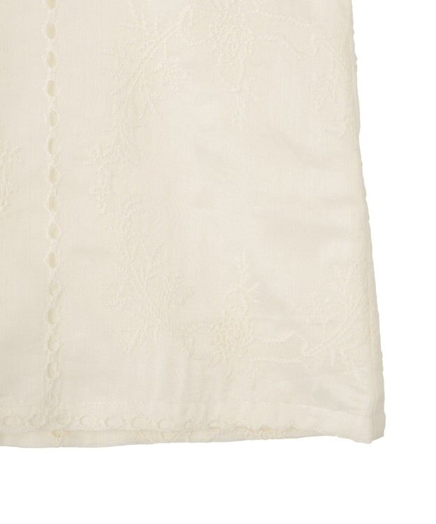 Green Parks 前後２ＷＡＹレース刺繍ビスチェ Ivory