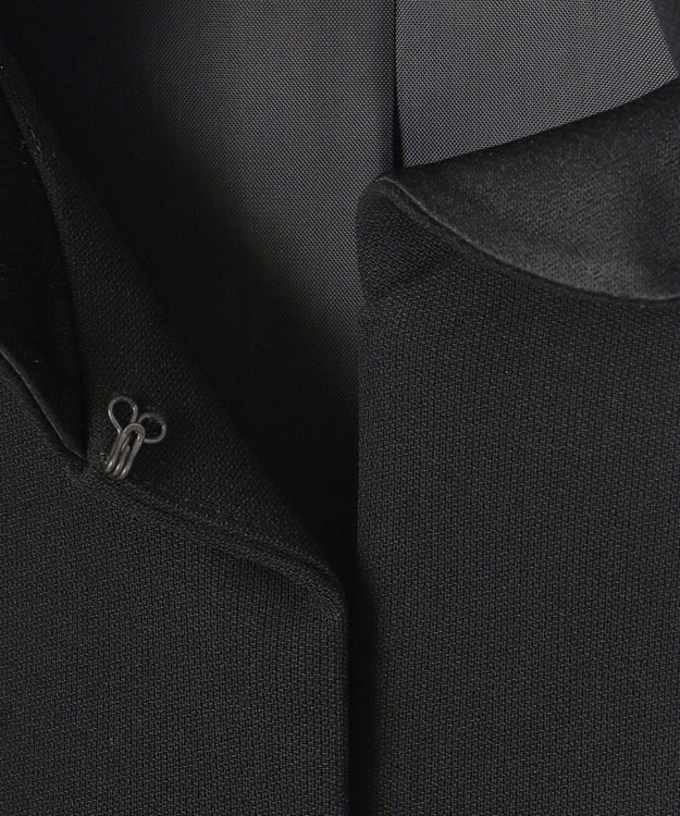 自由区 FORMAL 【襟華やか】エレガント ジャケット＋ワンピース ブラック系