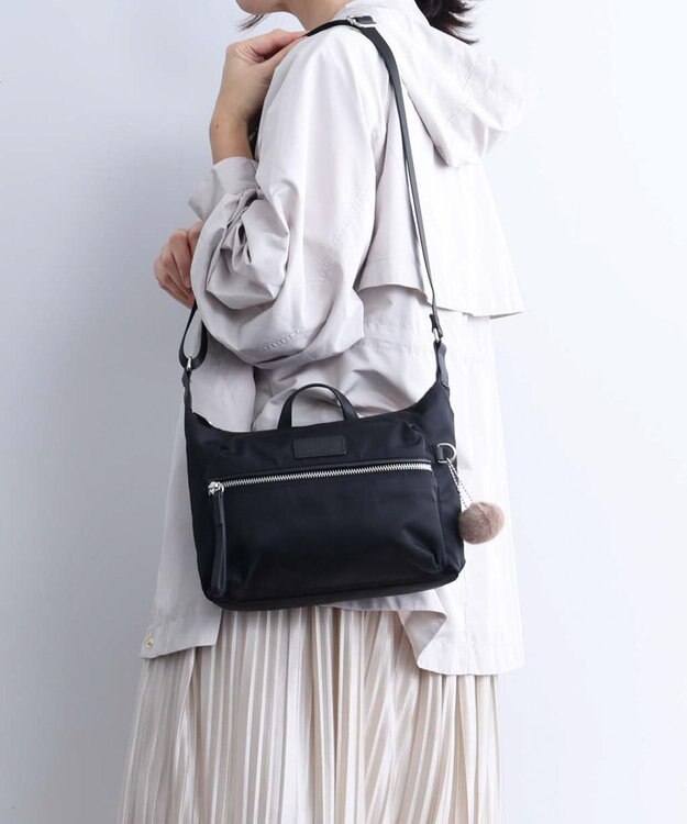 ACE BAGS & LUGGAGE kanana project PJ-15 ライトリーバッグ 舟形ショルダー 17371 カナナプロジェクト 軽量 ブラック