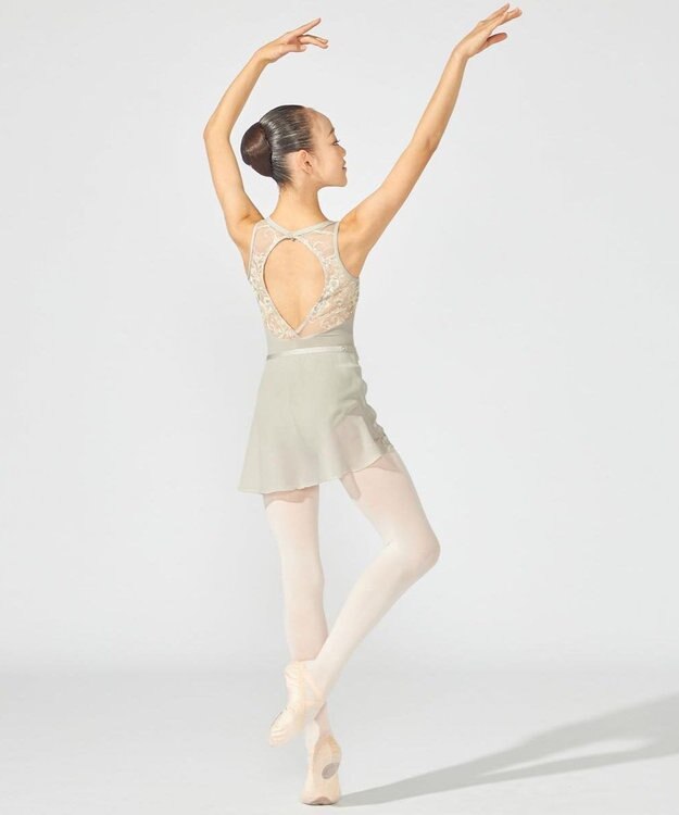 Chacott 【Nela ライン】ジュニア スカート エバーグリーン