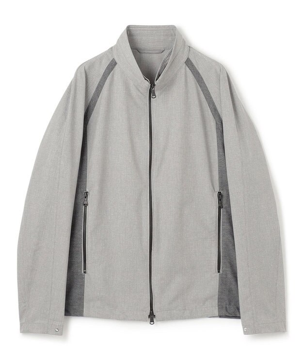 JOSEPH HOMME クールドッツストレッチ　フードブルゾン ライトグレー系