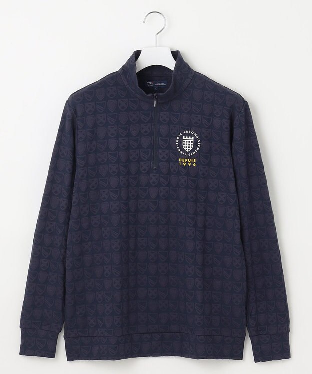 MEN】エンブレムハーフジッププルオーバー / 23区GOLF | ファッション