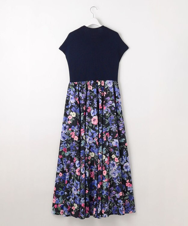 自由区 【カトリエムブーケ】Bouquet フラワーコンビドレス ブルーグレー系