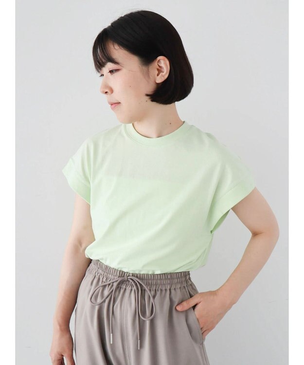 Green Parks ・Ｐｅｔｉｔ　Ｆｌｅｕｒ　リブフレンチＴＥＥ Yellow