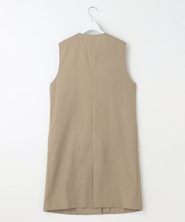 自由区 L 【カタログ掲載・洗える】テクニカルストレッチオックス ジレ ダークサンド