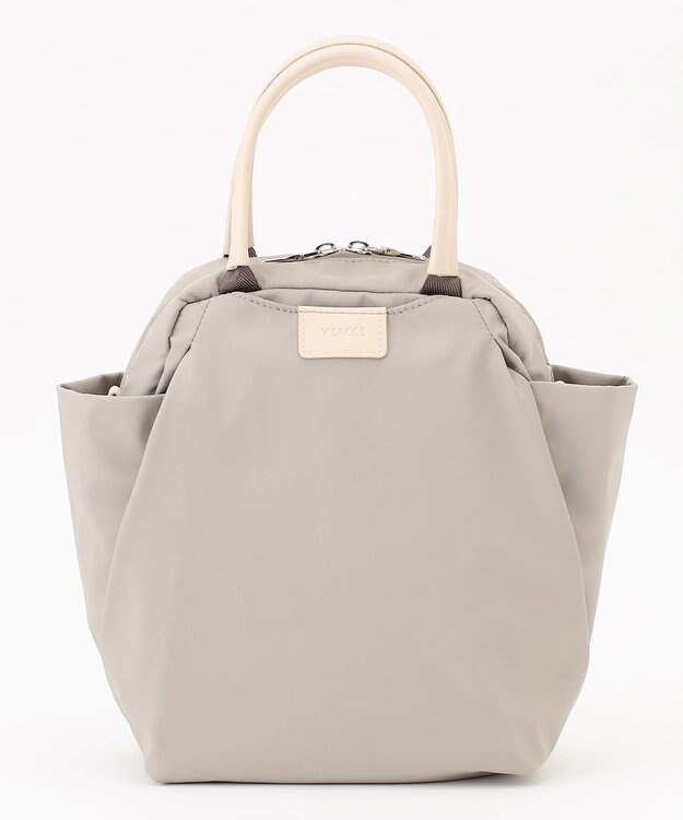 Y'SACCS 【ナイロンタフタ】トラベル2WAYミニボストン グレージュ