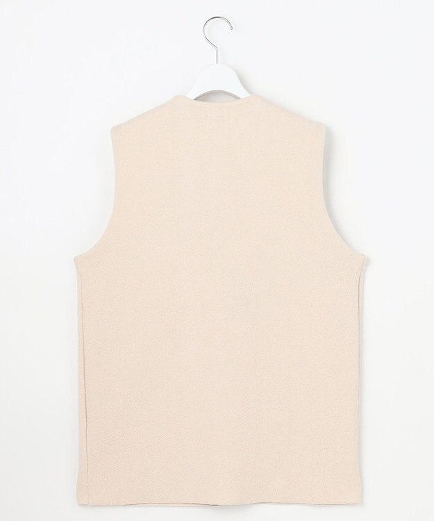 自由区 【カタログ掲載】ループボンディングニット ベスト ベージュ