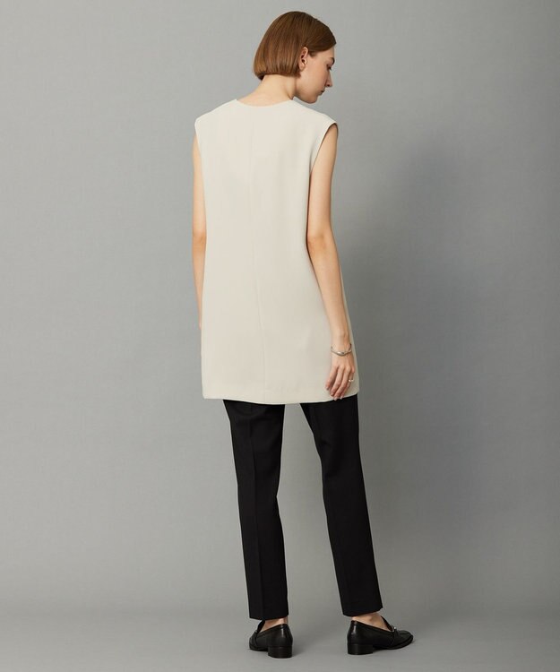 ICB L 【WEB限定カラーあり・洗える】 ライトダブルクロス べスト トープ系