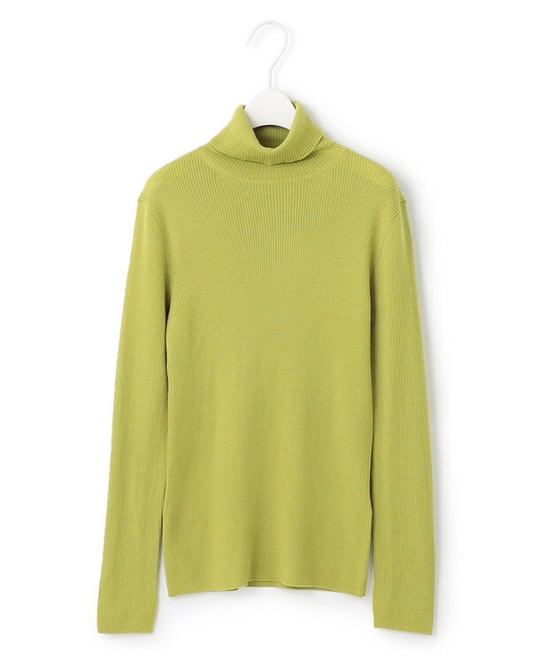 ICB 【洗える】エクストラファインメリノリブ タートルネックニット ペアー系