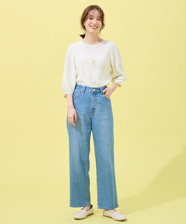 ANY パフスリーブニットプルオーバー オフ