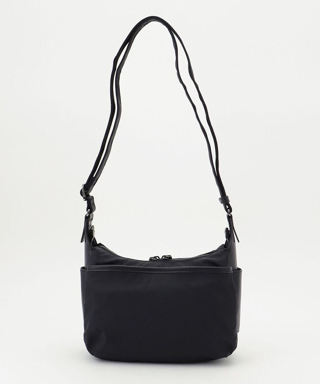 Y'SACCS 【ナイロンタフタ×リサイクルレザー】デイリーポシェット ブラック