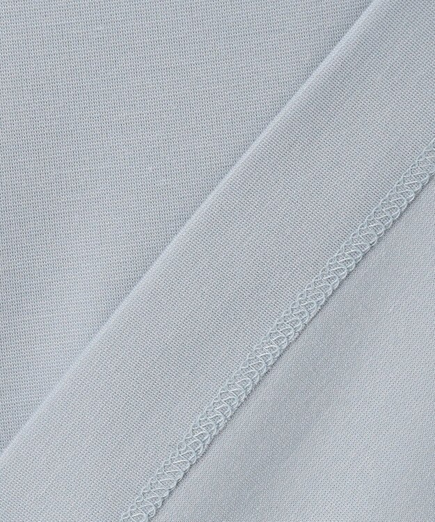 UNFILO 【新色追加！/接触冷感】マイビューティ バックフレアTシャツ スカイブルー系