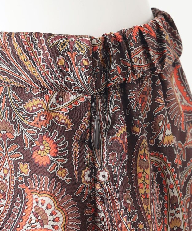 23区 【R(アール)】Ratti ペイズリープリント スカート ブラウン系5