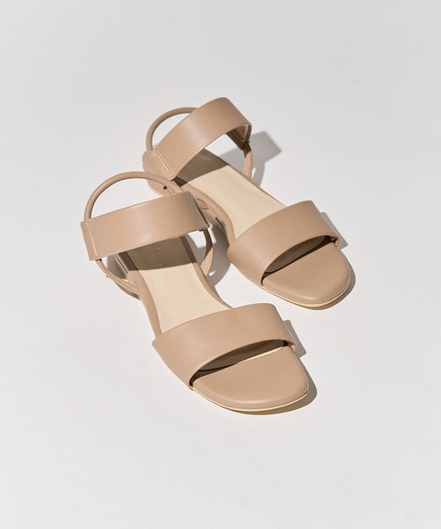 AMERICAN HOLIC ダブルバンドウェッジサンダル Beige