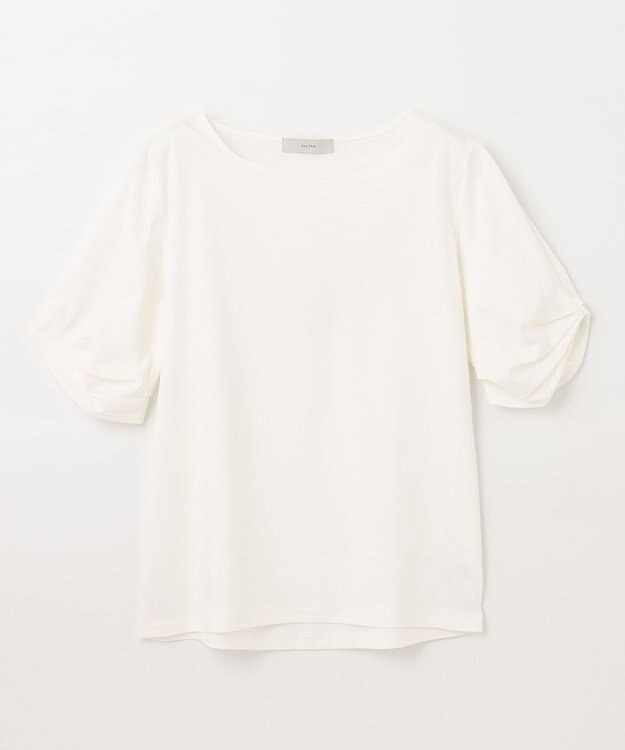 ANY 【接触冷感】シルケットスムース タックスリーブトップス オフ