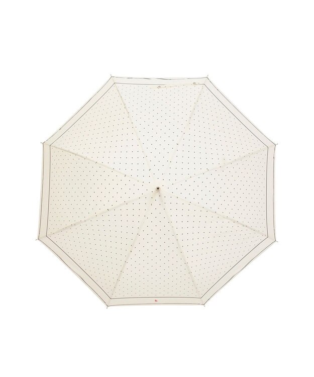 MOONBAT POLO RALPH LAUREN（ポロ ラルフローレン)ドット ポロポニー 雨傘 長傘 ジャンプ傘 オフホワイト