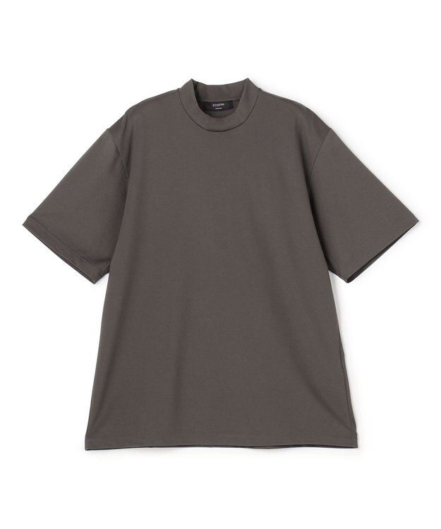 JOSEPH HOMME 【新色追加】ハイゲージベアスムース　モックネックＴシャツ グレー系