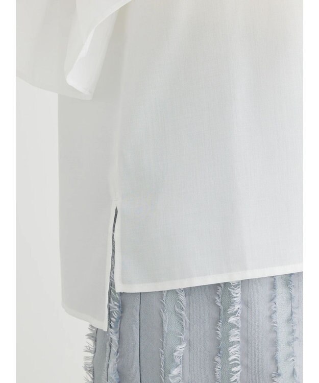 Green Parks ティアード袖ブラウス Off White