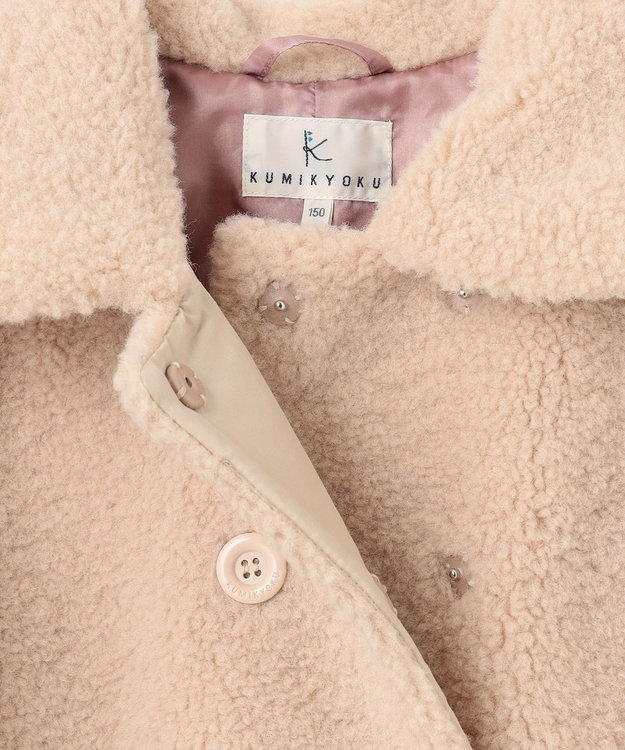 組曲 KIDS 【150-170㎝】スライバー ピーコート ベージュ系