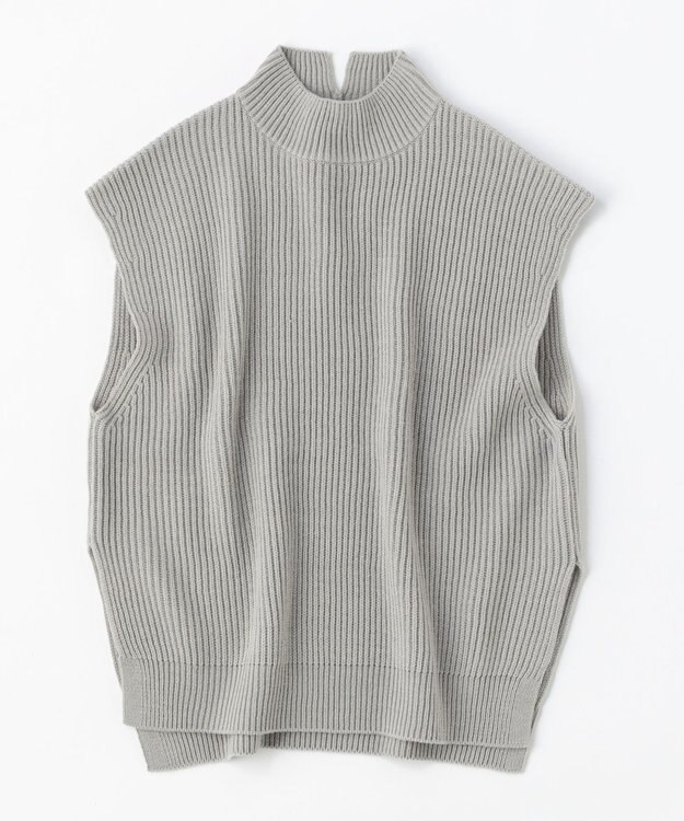 UNFILO 畔ニットベスト グレー