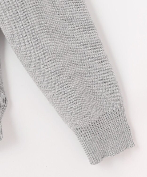 JOSEPH ABBOUD MOUNTAIN 【軽量/防風性】中綿キルトコンビ ニット ライトグレー系