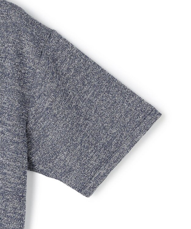 JOSEPH HOMME 【WEB・一部店舗限定】 メランジウィーブ　半袖カットソー ネイビー系