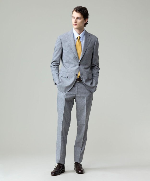 J.PRESS MEN 【WEB・一部店舗限定】プレーン スーツ ライトグレー系