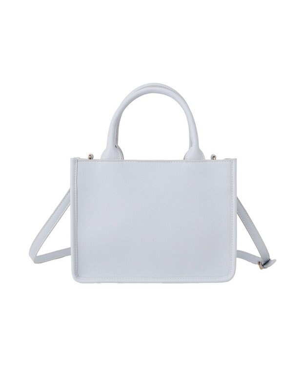 Maison de FLEUR パールビジューキルティングスクエアショルダー Light Blue