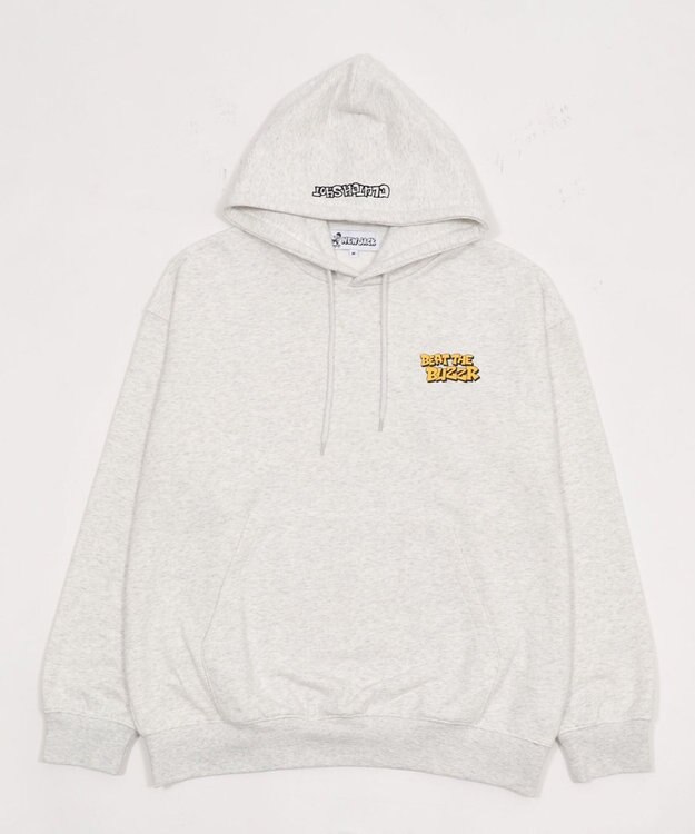 WEGO 【ユニセックス着用ITEM】別注NEWJACKグラフィックプルパーカー アッシュグレー