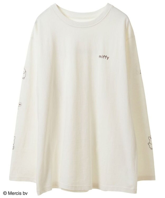 Green Parks Ｍｉｆｆｙ／袖プリントロンＴ Off White