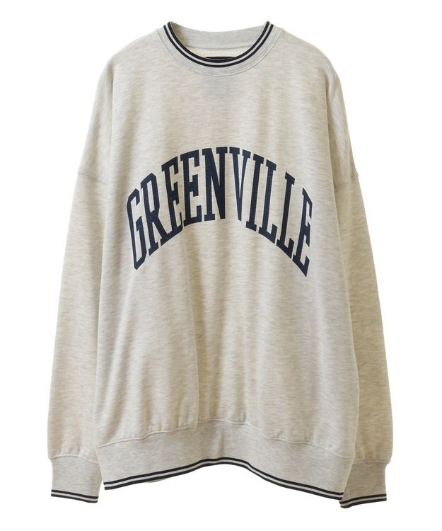 CRAFT STANDARD BOUTIQUE 【ユニセックス】裏毛プリントスウェット Oatmeal