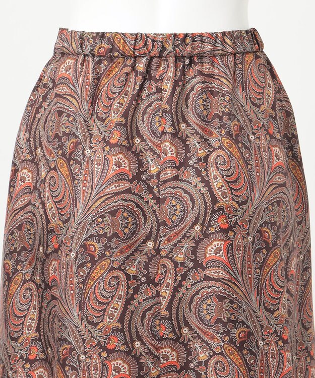 23区 【R(アール)】Ratti ペイズリープリント スカート ブラウン系5