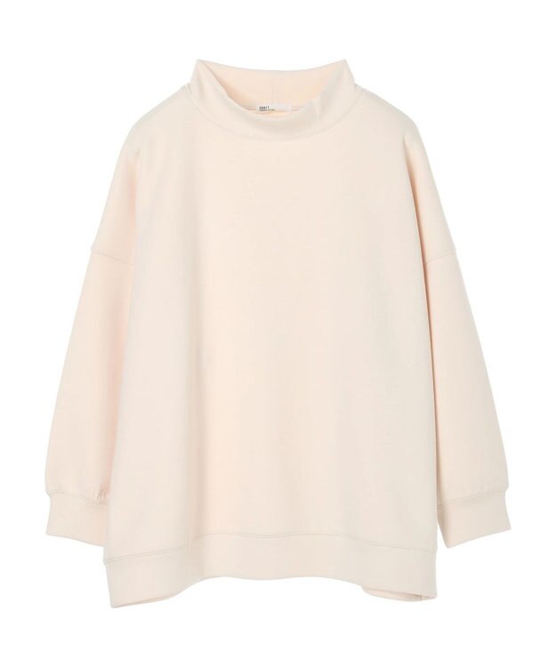 CRAFT STANDARD BOUTIQUE ポンチモックネックビッグプルオーバー Ivory