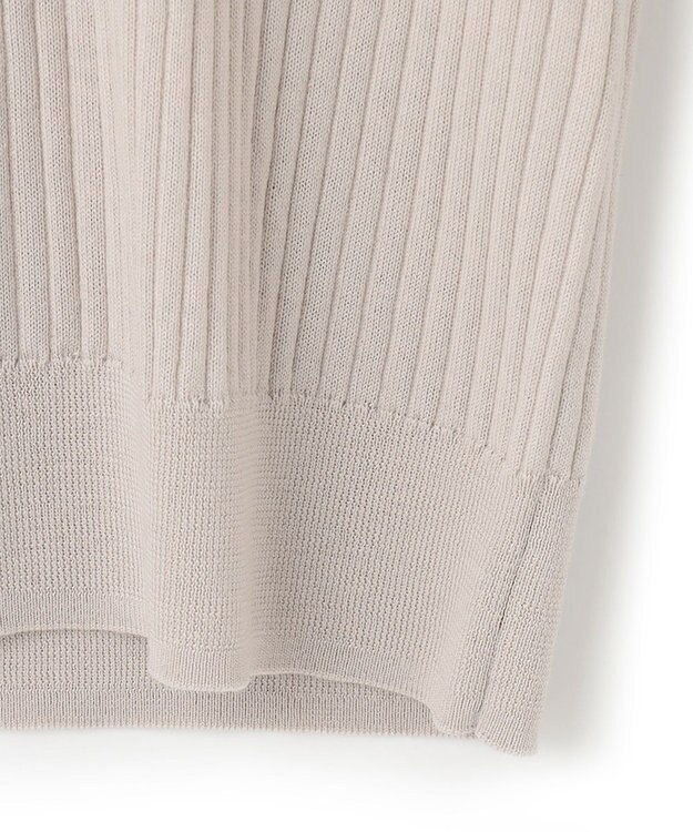 23区 【洗える】ウーステッドウール Vネック ニット ライトベージュ系