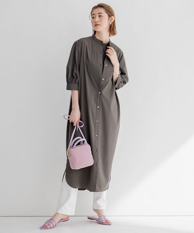 23区 CHIRISTIANVILLA スクエアミニ ショルダーバッグ ライラック系