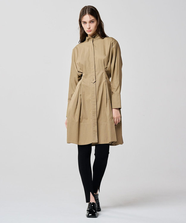 コットンツイル シャツワンピース【uncrave】